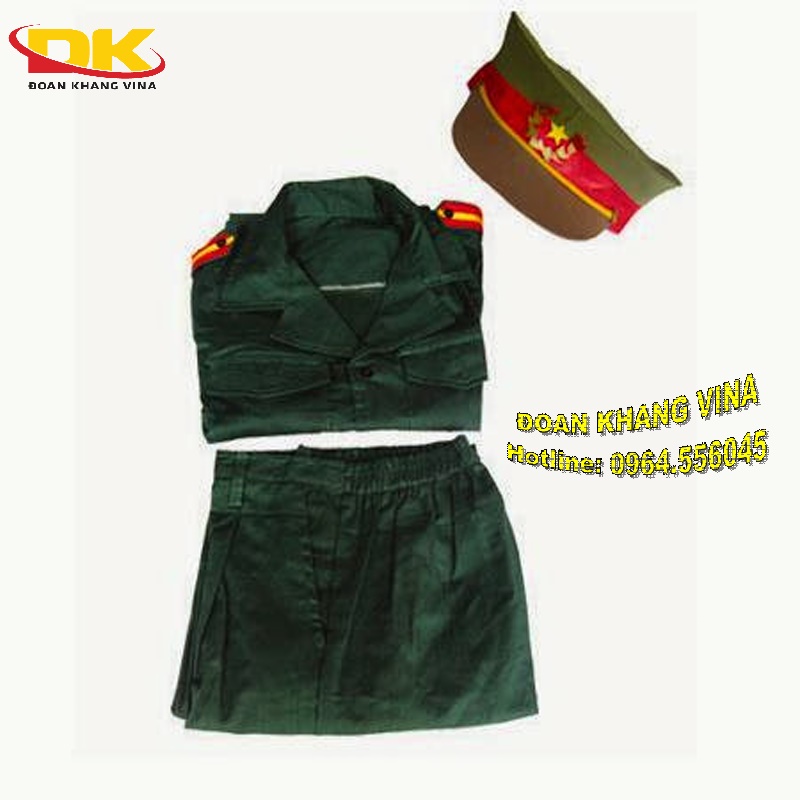Trang phục bội đội mầm non giá rẻ cho bé DK 071-3